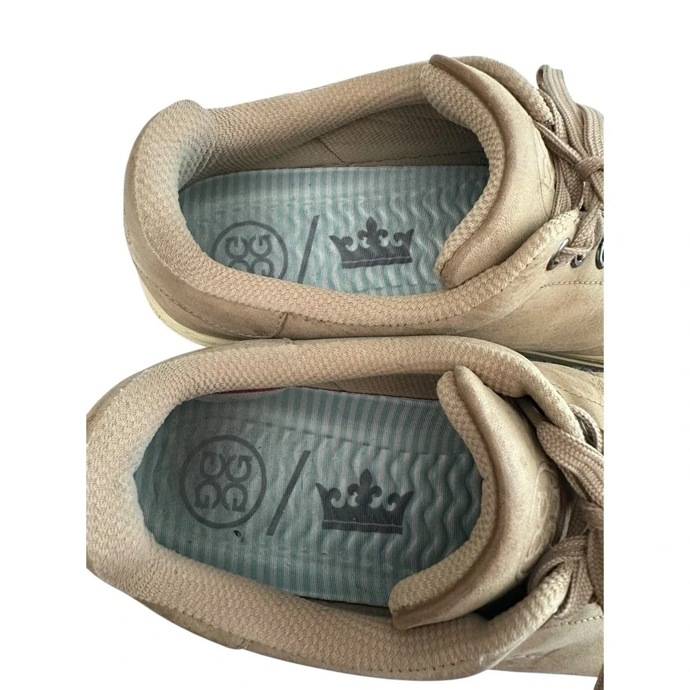 GFORE X Peter Millar Disruptor Burn Brown Leather Golf Mens 10 Shoe #S5-9‎